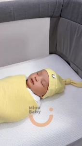 Mioubaby Kimono & Bedong Fullset Newborn / Bedong bayi / Swaddle Baby