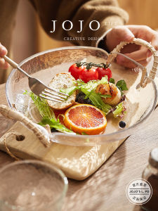 Đĩa Thủy Tinh Thủ Công Bằng Tre Truyền Thống Nhật Bản Đĩa Đựng Trái Cây Đồ Trang Trí Nhà Đồ Dùng Gia Đình Đồ Dùng Nhà Bếp Đồ Dùng Nhà Bếp