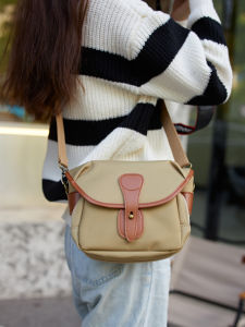 Portable Casual Retro Camera Bag for Polaroid Now+Gen2 Gogen2 Nowgen2 Now+1-2 Brown Chang Polyester Single Shoulder Bag