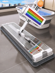 Joybos | Wet and Dry Flat Mop No-Hand-Washing Aluminum Alloy