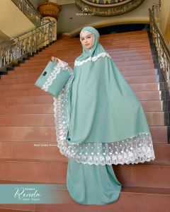 Ar Rafi Mukena potongan Mukena Renda eksclusif adem nyaman rayon premium
