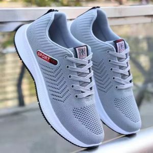 Pure Black Mens Casual Sports Shoes Breathable Slip-Resistant Waterproof Oil-Resistant Kitchen Work Shoes Spring Season