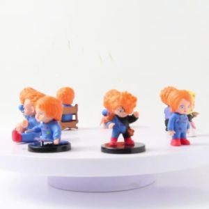 Herocross | 9Pcs/Set Chucky Childs Play Series Halloween Toys Vinyl Action Figure Doll Toys Model Ornament Kids Christmas Gift