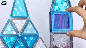 3D Magnet Building Colourful Window Tiles Christmas Limited Edition Educational KidsToy Mainan Budak