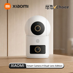 Xiaomi | XIAOMI Smart Camera 4 Dual-Lens Edition Dual 5MP Cameras 3K Ultra HD Quality Home Surveillance Infrared Night Vision Camera