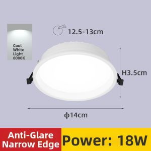 YJXG | Anti-glare LED Recessed Downlight Commercial High Power