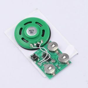 Aideepen | 60 Second Recording Playback Board Music Module Greeting Card Refrigerator Sticker DIY With Battery Button Playback Voice Module