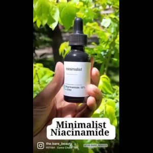 Minimalist 10% Niacinamide Face Serum for Acne Marks Blemishes & Oil Balancing with Zinc | Skin Clarifying Anti Acne Serum for Oily & Acne Prone Skin | 30ml