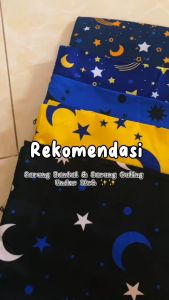 Beautysleep Sarung Bantal Resleting Motif Bintang ukuran 60x45cm