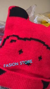 Topi Kupluk Bayi Telinga Karakter Beruang Lucu Imut