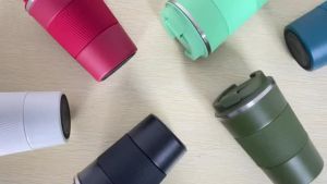 350ML Stainless Steel Thermos Mug Leak-Proof Thermos Coffee Vacuum Cup Travel Thermal Vacuum Flask Insulated Cup Water Bottle