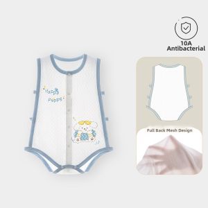 TONGLIANCHUXIN | Ice Silk Cotton Summer Sleeveless Baby Onesie