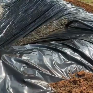 【500/300ไมครอน】 พลาสติกปูบ่อ ผ้าใบปูบ่อ สีดำ หนา ผ้ายางปูบ่อ ผ้าใบบ่อปลา HDPE ปูบ่อ คลุมโรงเรือน