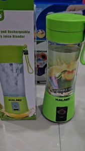 Juicer Blender Portabel 380ml 4 Mata Pisau Rechargeable - Mini Juicer Blender Tanpa Kabel / Shake n Go Portabel Buah Sayur Shaker Praktis