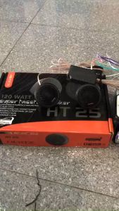 Loa Tép ô tô size 25mm công suất 120w gắn cánh cửa gắn dc trên taplo. HT 25. HERTZ.