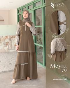 Gamis Cantik Seply Terbaru Meyra 179