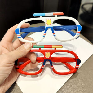 Gọng Kính Mắt Em Bé Đồ Chơi Silicon Chân Mềm Xe Cảnh Sát Đáng Yêu Trẻ Em Gọng Kính Mắt Kính Mắt Không Mắt Kính Mắt Trẻ Em Nam Nữ Sành Điệu