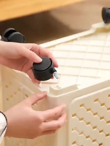 ส่งจากกทม💥HOTUS ตะกร้ามีล้อ พับพลาสติกซักผ้าสกปรก จัดเก็บเสื้อผ้า ตะกร้าซักผ้าความจุสูง ตะกร้าผ้า