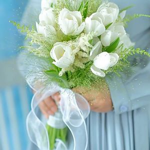 Cuộn Ruy Băng Voan 4cm làm nơ gói quà decor bó hoa trang trí