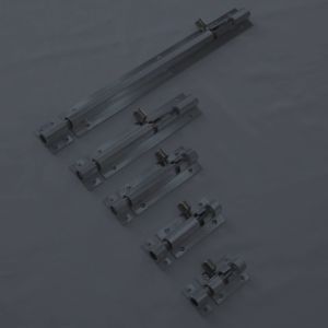 NOBLEZA Slot Pintu Grendel Jendela Door Bolt Aluminium 2 3 4 6 12 Inch NDB-10