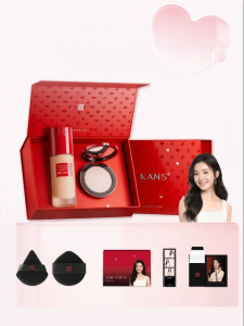 KANS | Bộ Phấn Nền Và Phấn Phủ Kiểm Soát Dầu Lâu Trôi Red Fortune