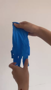 Disposable Premium Nitrile Gloves blue with Powder Free Small Size - 1ctn x 1 box x 100pcs