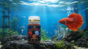 DL Tropical Worm Bites 45g – Slow Sinking Colour Enhancing Aquarium Fish Food with Krill & Spirulina