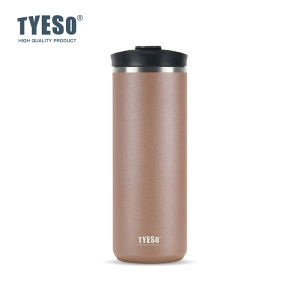TYESO/SearchPean French Press CoffeeMug Press Tumbler Bottle Cooler Vacuum Insulated Coffee Cup Stainless Steel BPA Free Outdoor
