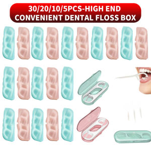 30/20/10/5 PCS - Convenient dental floss box each box contains 10 dental floss sticks a must-have tool for cleaning between te