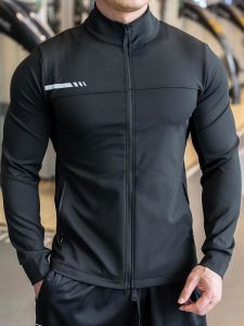 Mens Fitness Training Clothing Long Sleeve Running Outfit Quick Dry Tight Fit Sportswear Autumn Winter Running Gear