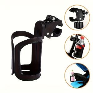 Bike Cup Holder Bike Water Bottle Holders Universal 360 Degrees Rotation Cup Holder for Bicycle Stroller Scooter Walker Wh