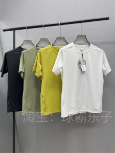 Dipinxi Summer Mens Sport Casual Quick Dry Solid Color Short Sleeve T-Shirt Lightweight Cool Feeling Tech Fabric Top
