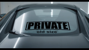 Private Service Family Use Keep Distance Vinyl Decal Sticker Waterproof Car Window Sticker Not For Hire Reflective Decal