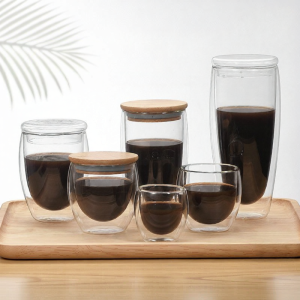 Heat-resistant Double Layered Insulated Glass Cup