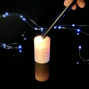 Electric Lighters Kitchen Gas Stove Spark Candle Lighters 360° Rotatable Flameless Lighters Rechargeable USB Lighter