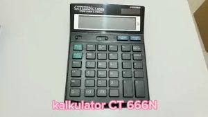Kalkulator Citizen CT-666N: Fitur Lengkap Tax Calculation & Check Correct Replay