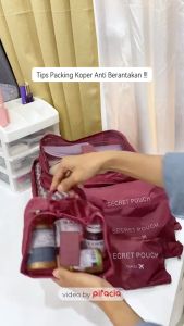 Travel Bag in Bag 6 in 1 Tas Koper Set Organizer Traveling