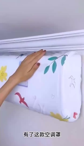 Sarung AC Bahan PEVA Sarung Cover Pelindung AC Anti Debu Air