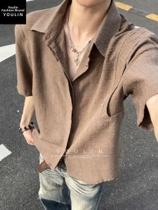 YOULIN | Slim Design Stylish Short Sleeve Shirt