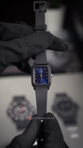 Jam Tangan Wanita Casio General  LQ-142E-2A Blue Dial Black Rubber Band