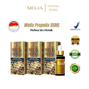 Melia Propolis 55ml Perbox Isi 3 Kotak