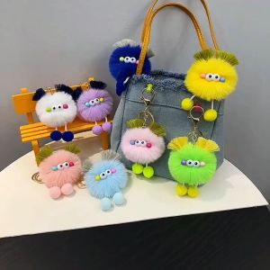 (SG Seller) Cute Plush Cat Keychain Cartoon Doll Toy Pendant Keyring For Women Girls Bag Ornament Car Key Chain Children Gifts Accessories-WJ126