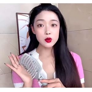 Lược chải tóc tạo kiểu dẻo dai thiết kế vòng cung làm xoăn phồng dễ dàng bọc đầu massage gỡ rối tóc hiệu quả ESTLA