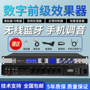 NXG Digital Pre-Effector KTV Professional Karaoke Reverb Anti-Howling Feedback Suppressor Audio Processor