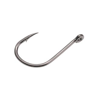 Hopeblaze Barrel Iseama Hooks High Carbon Steel Sharp Eye Fishing Hooks Sizes 3#-16# Freshwater Saltwater Big Game Fish Hooks