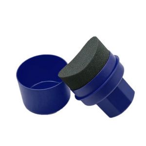 Car Wheel Polishing Waxing Curved Tire Sponge Brush With Cover Tire Clean Contour Dressing Applicator Pads for Car Accessories