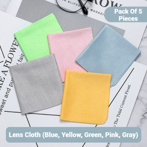 2/5/10 Pieces Cleaning Glasses Cloth Sunglasses Screen Cleaning Cloth 15*13.7 Cm Glasses Cloth Deerskin Velvet Mirror Cloth