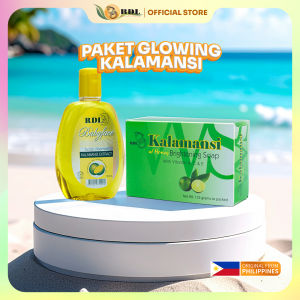Paket Glowing RDL Sabun Kalamansi x Facial Cleanser Jeruk Nipis Paket Skincare Wajah Berminyak