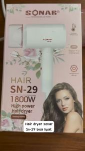 Hairdryer Sonar sn-29 1800 watt ORIGINAL ANGIN KENCANG TIDAK BERISIK
