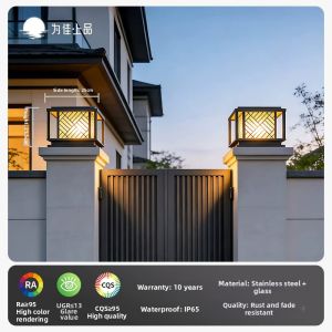 VINCAN | Solar Courtyard Pillar Light 2026 New
